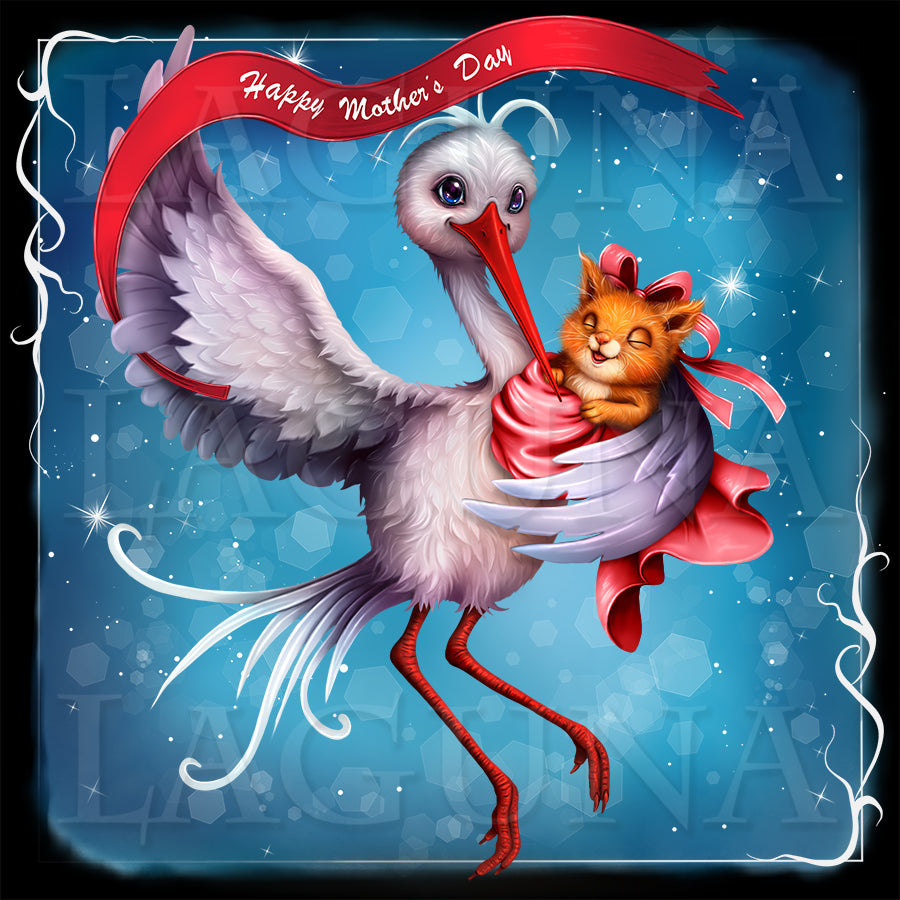 Baby Delivery Service (Stork and Squirrel)