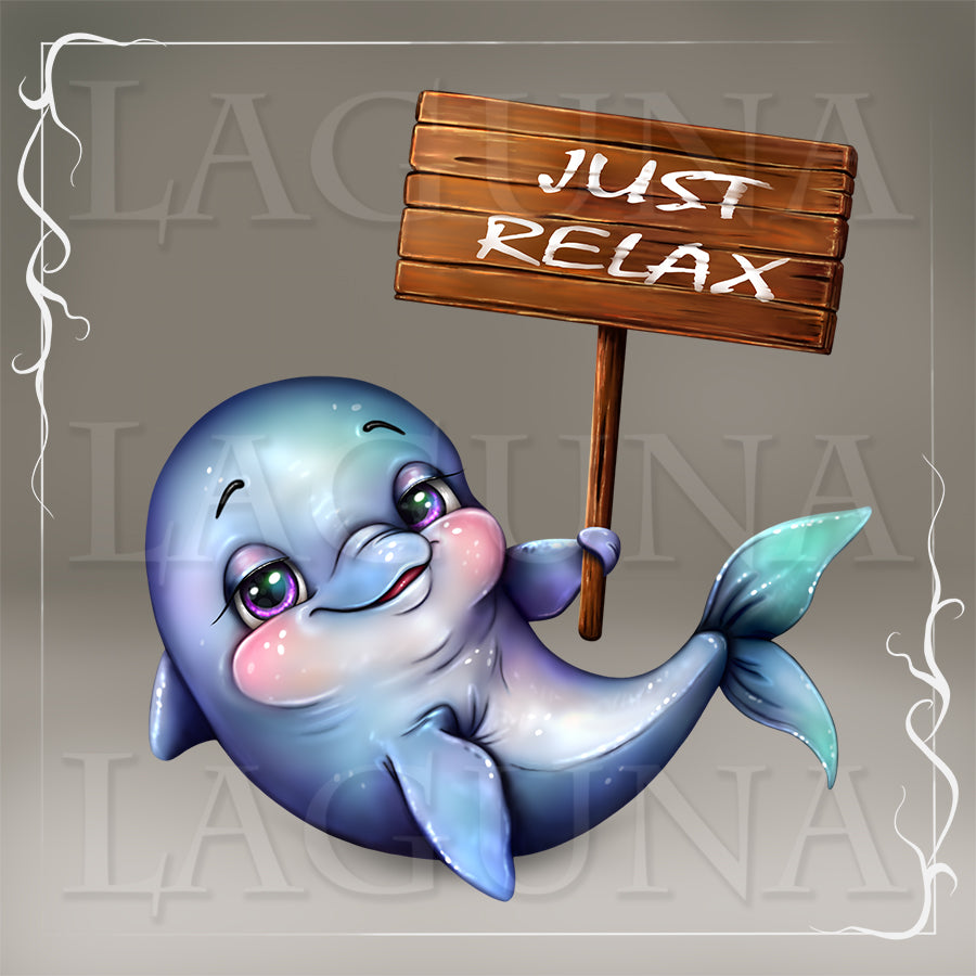 Baby Dolphin Relaxing
