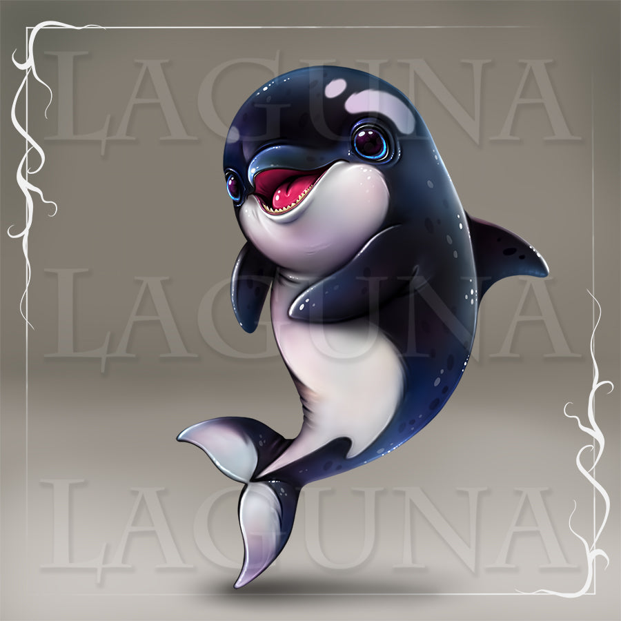 Baby Orca with Candy