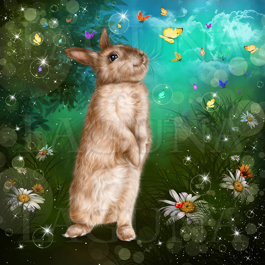 Bunny and Butterflies