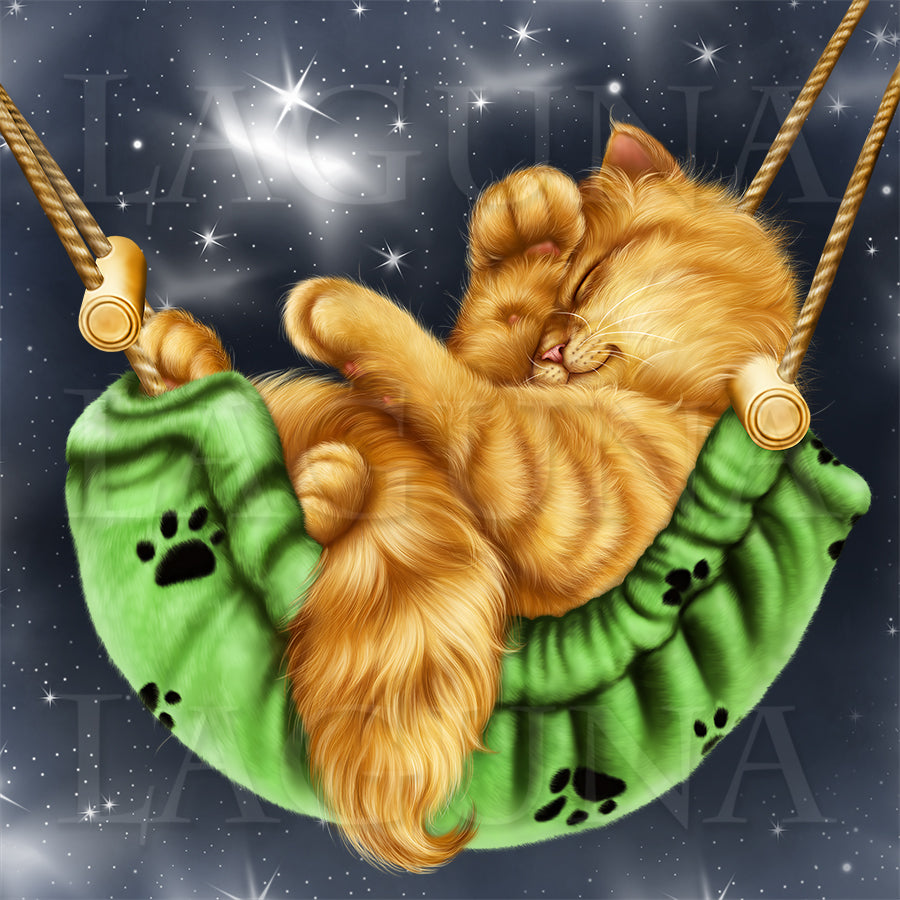 Cat in Hammock