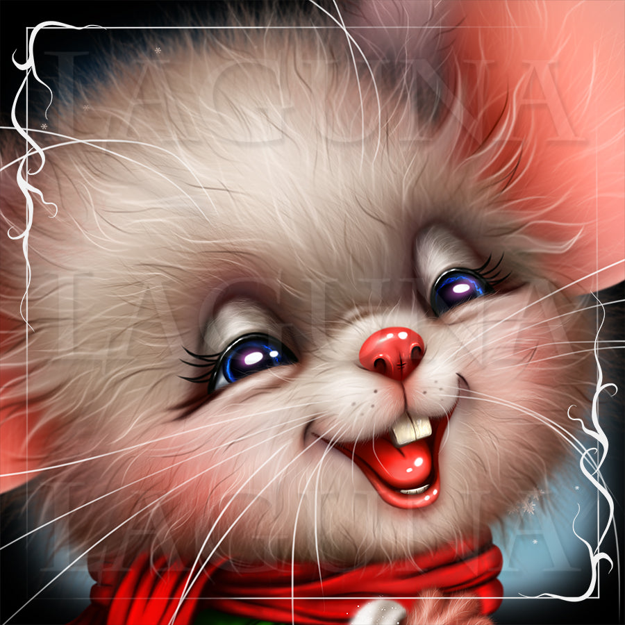 Christmas Mouse Skating