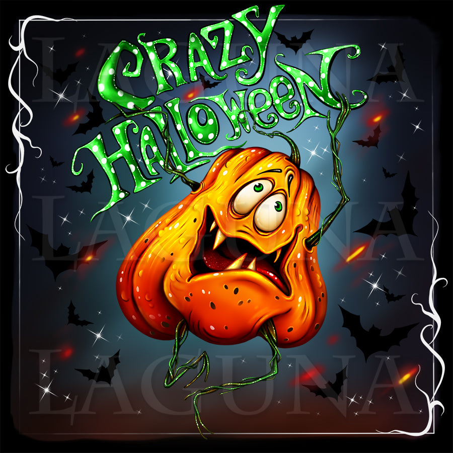 Crazy Halloween Pumpkin