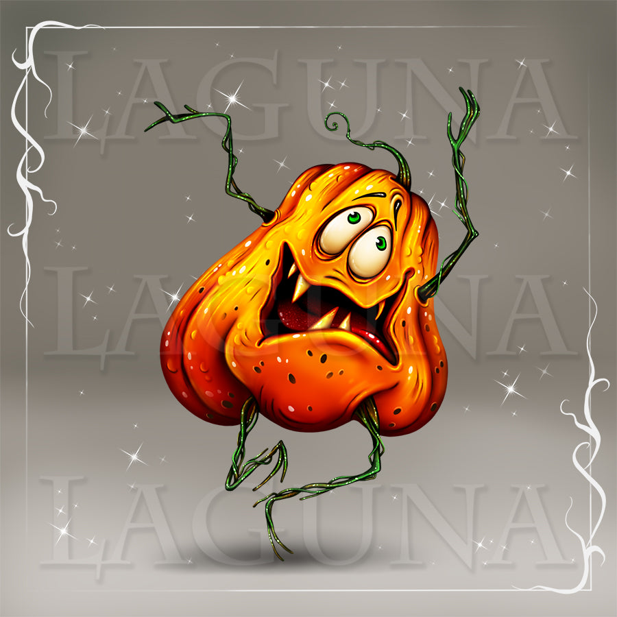 Crazy Halloween Pumpkin