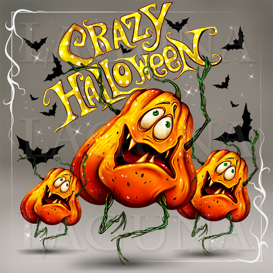 Crazy Halloween Pumpkin