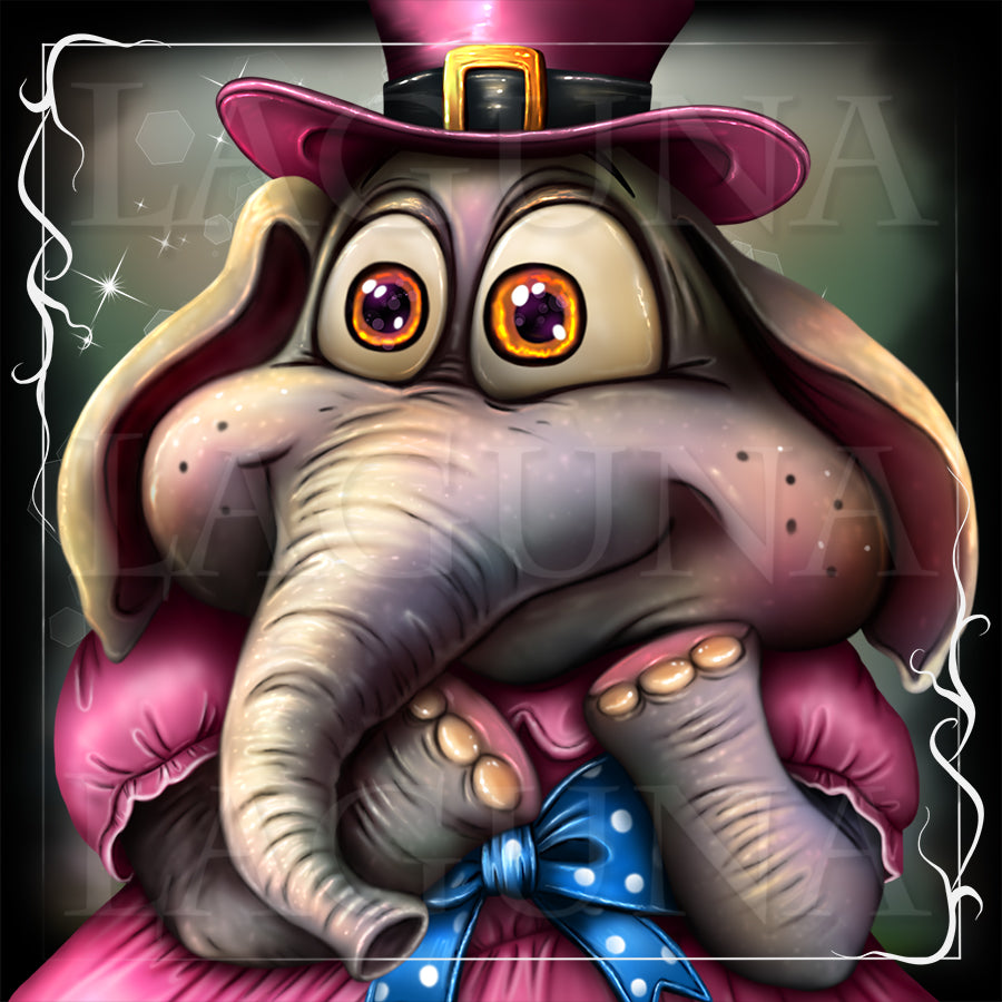 Easter Elephant with Egg