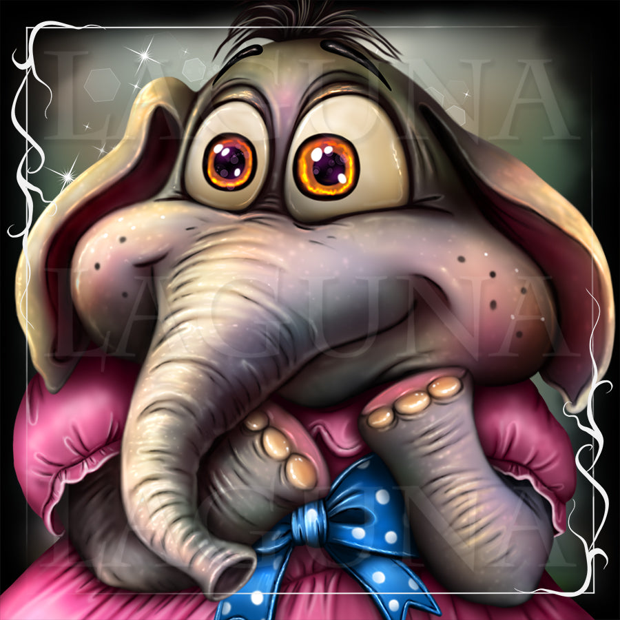 Easter Elephant with Egg