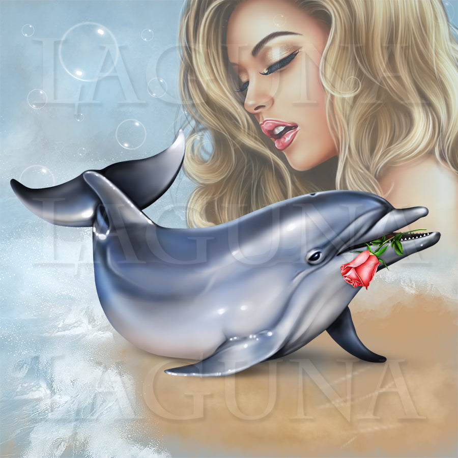 Girl with a Dolphin 2