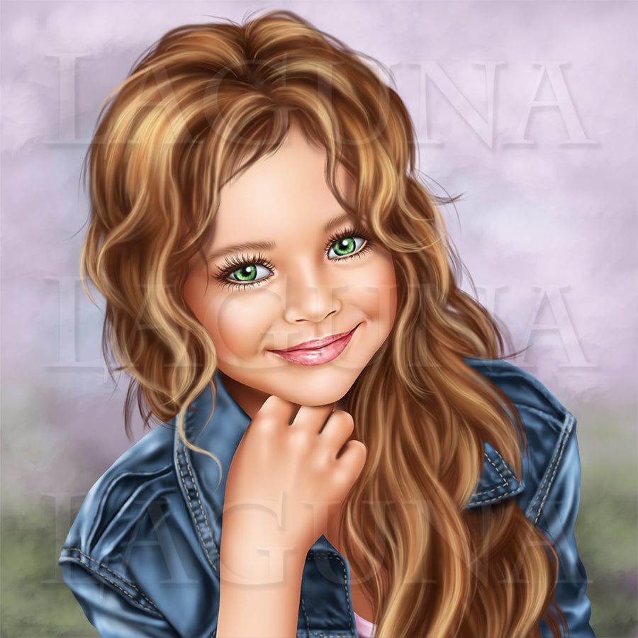 Girl with a Lop Bunny