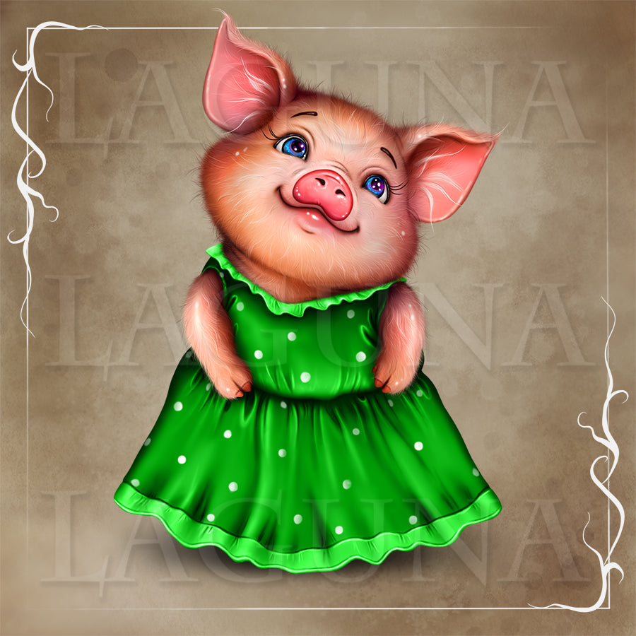 Happy Piggy Family (Mommy)