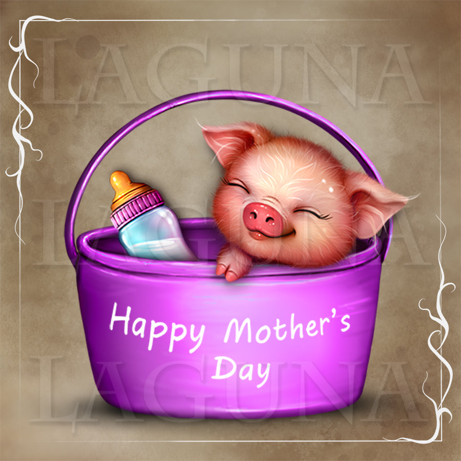Happy Piggy Family (Mommy)