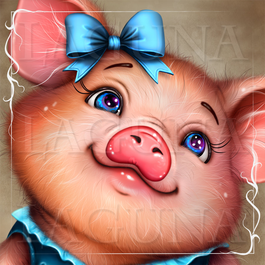 Happy Piggy Family (Mommy)
