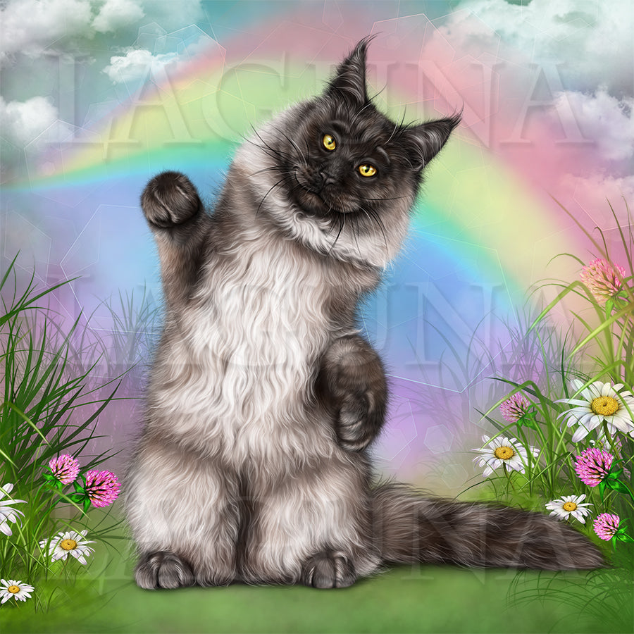 Leprechaun Cat with Beer