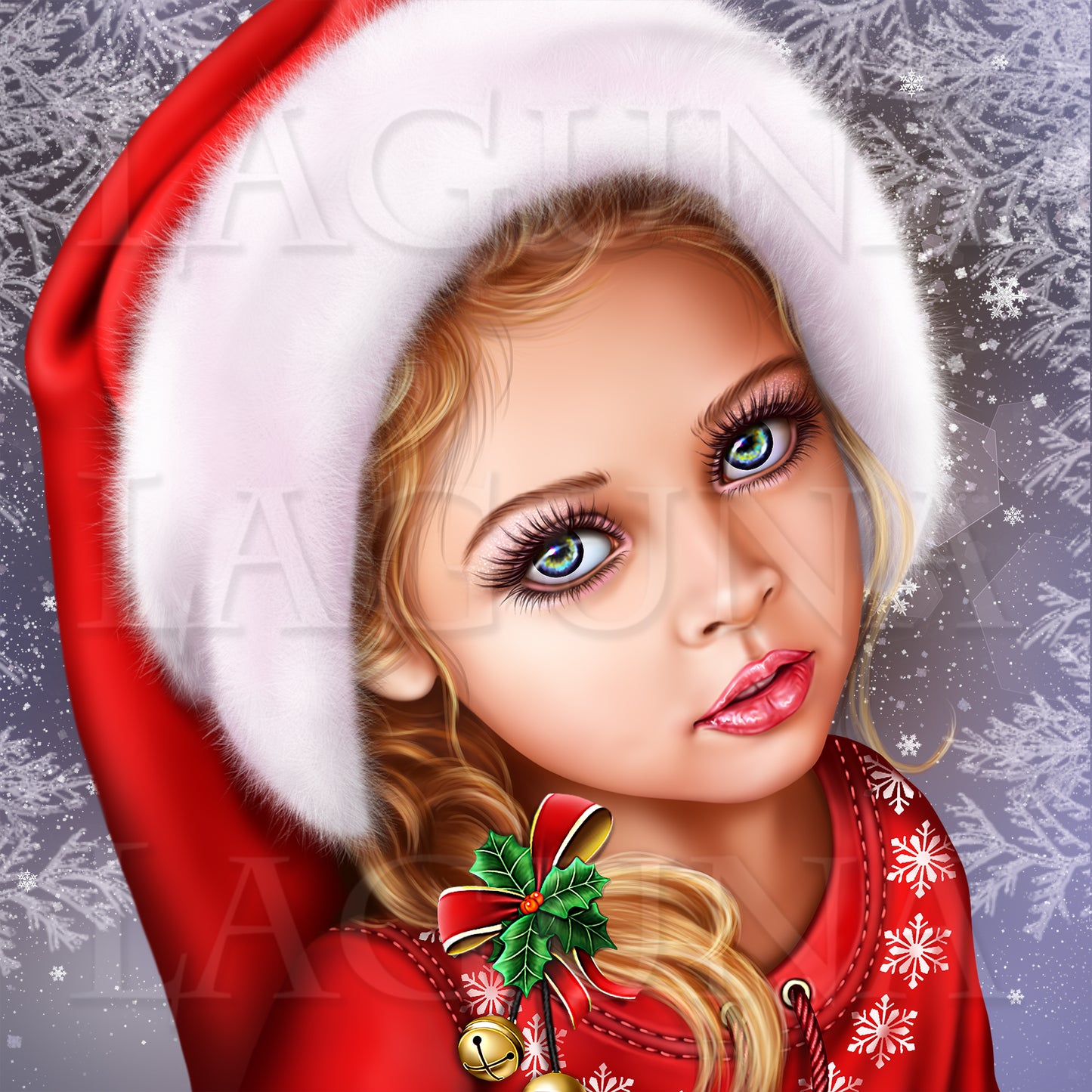 Letter to Santa (Little Girl with Owl)