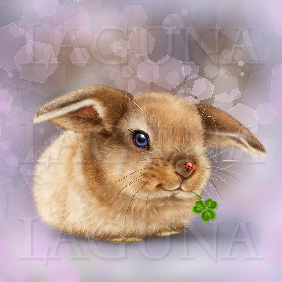 Little Fairy with a Bunny