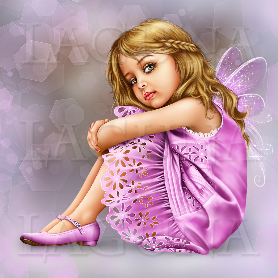 Little Fairy with a Bunny