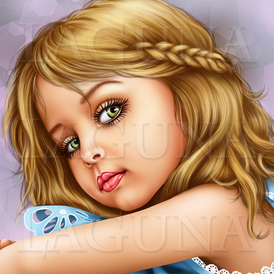 Little Fairy with a Bunny