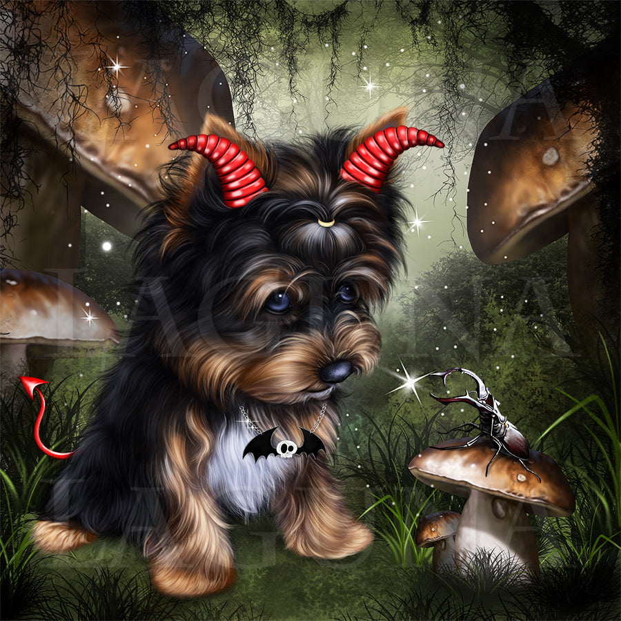 Little Imp and a Beetle