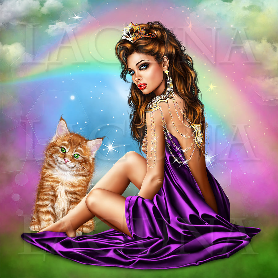 Miss Leprechaun and a Kitty