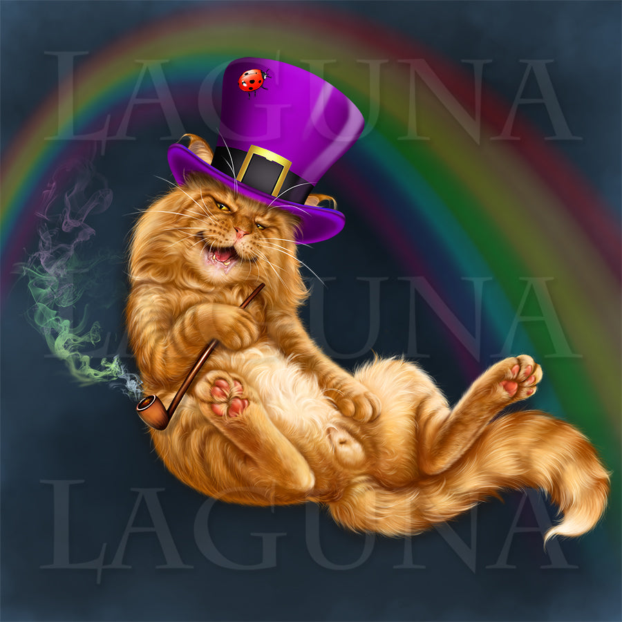 Spring Tunes (Leprechaun Cat)