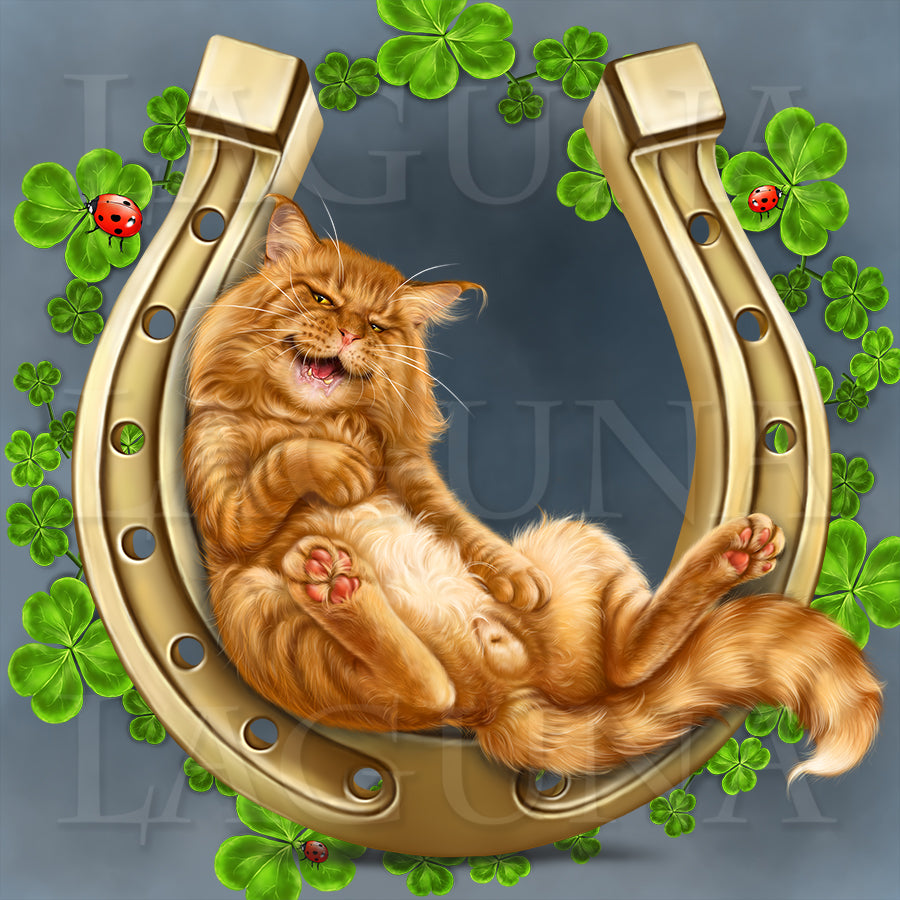 Spring Tunes (Leprechaun Cat)