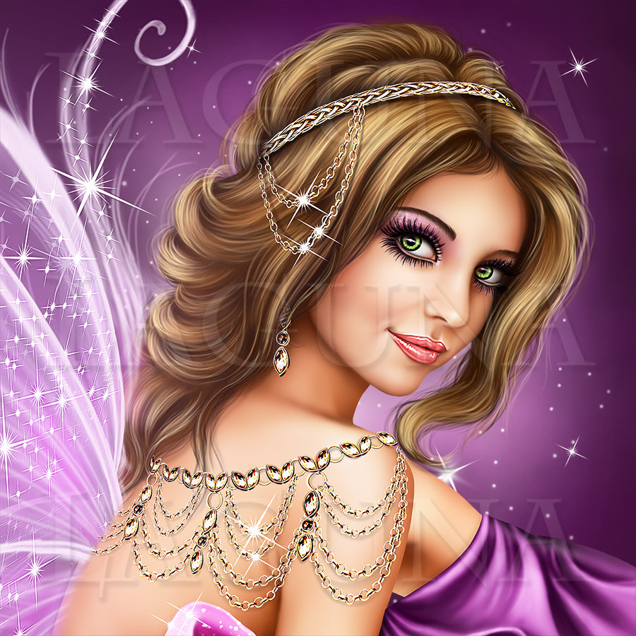 Strawberry Fairy with a Mouse