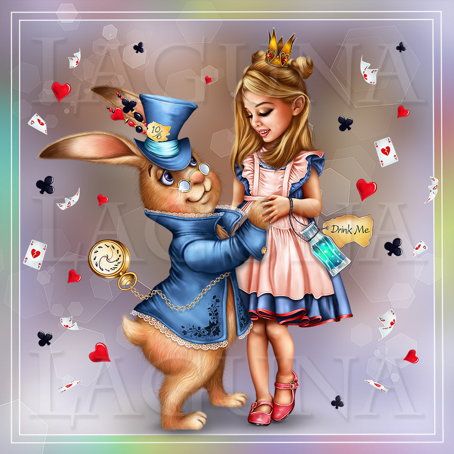 Alice Dancing with Rabbit