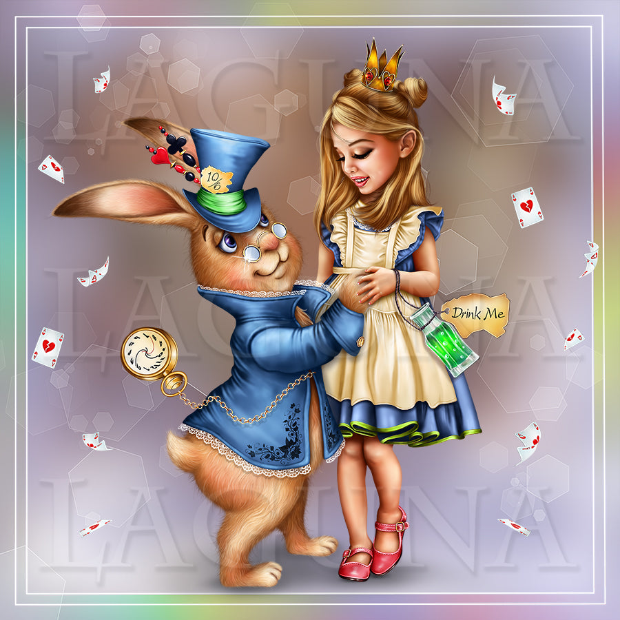 Alice Dancing with Rabbit