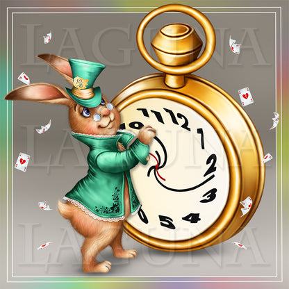 Alice Dancing with Rabbit