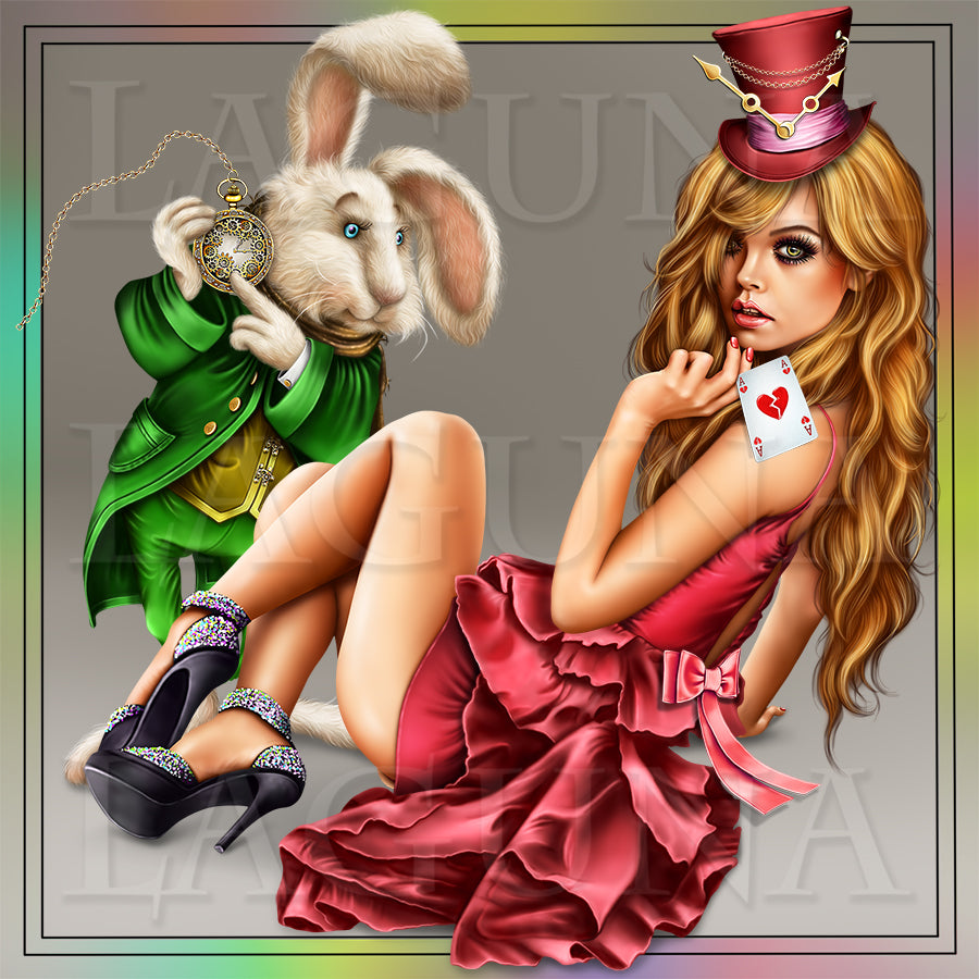 Alice with White Rabbit