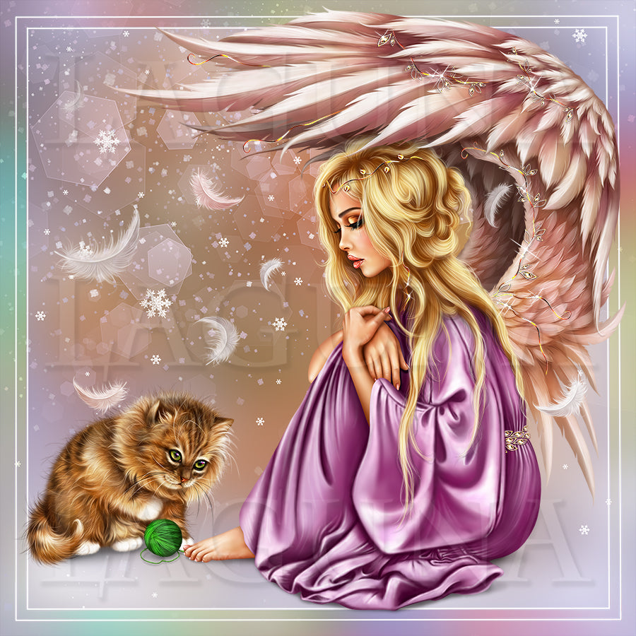 Angel and Kitten