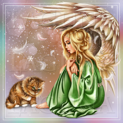 Angel and Kitten