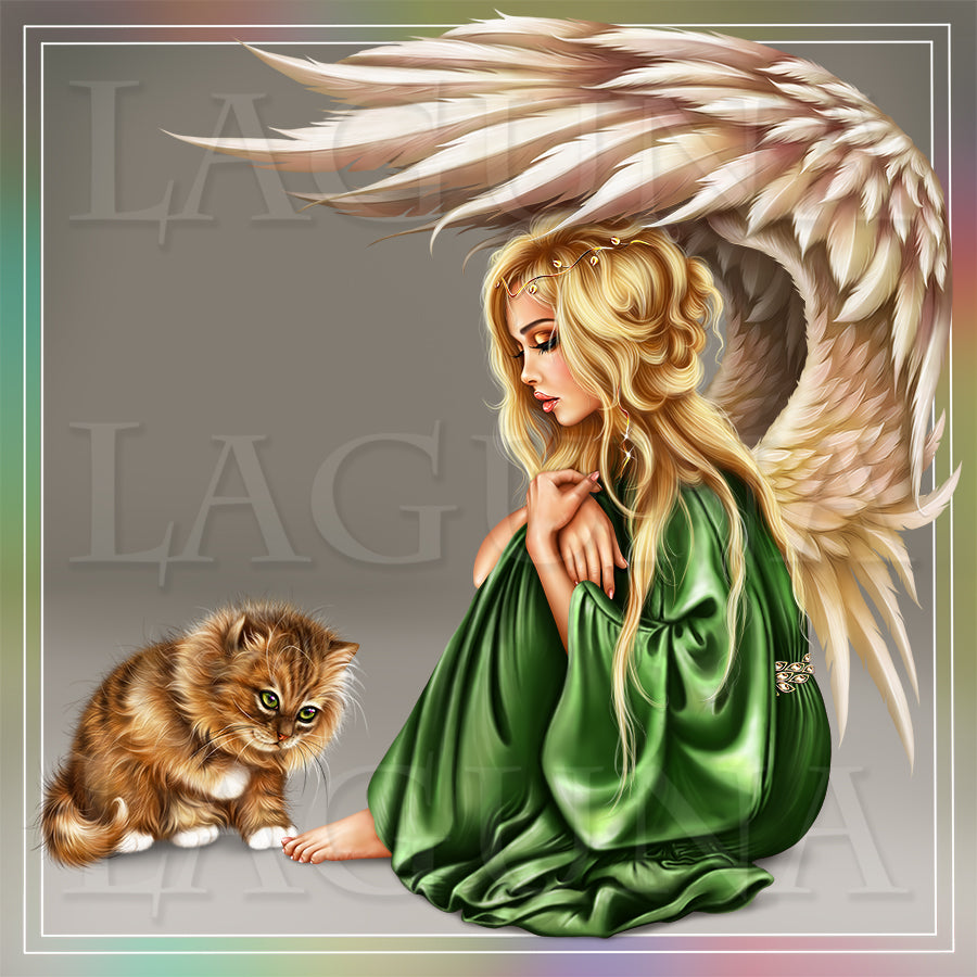 Angel and Kitten