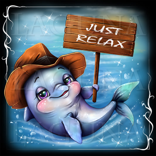 Baby Dolphin Relaxing