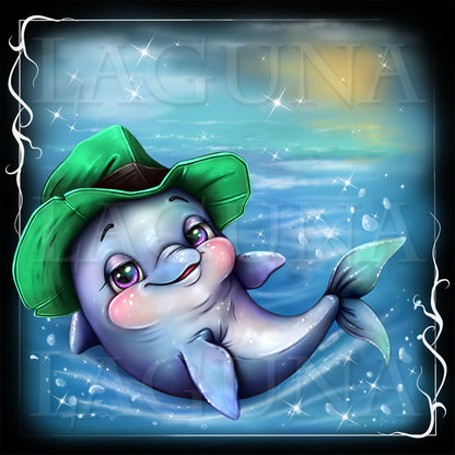 Baby Dolphin Relaxing