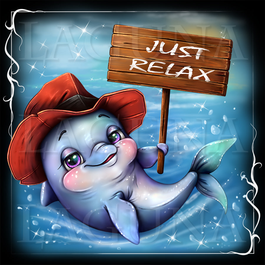 Baby Dolphin Relaxing