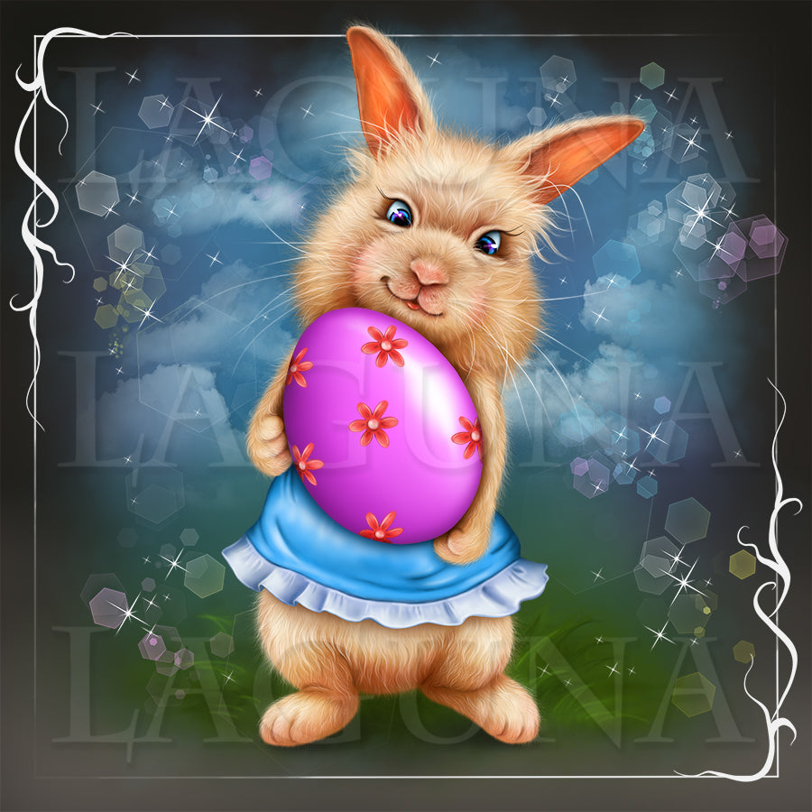 Bunny with Easter Egg