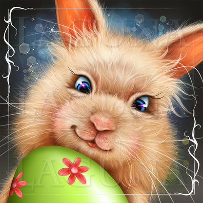 Bunny with Easter Egg