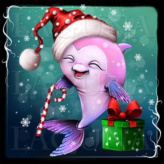 Christmas Baby Dolphin