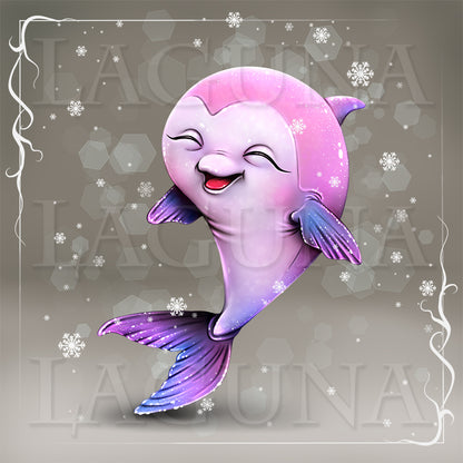Christmas Baby Dolphin