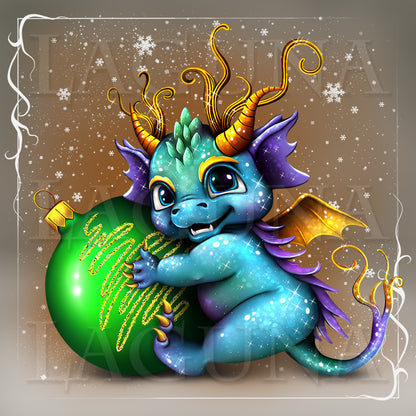 Christmas Baby Dragon