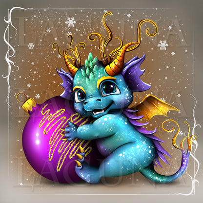 Christmas Baby Dragon