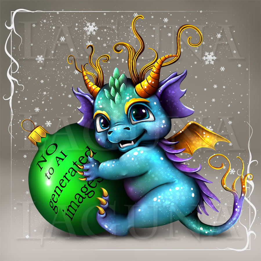 Christmas Baby Dragon