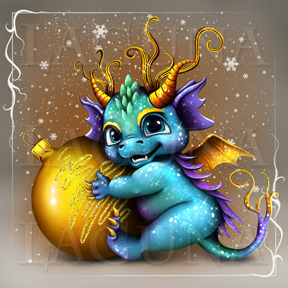 Christmas Baby Dragon