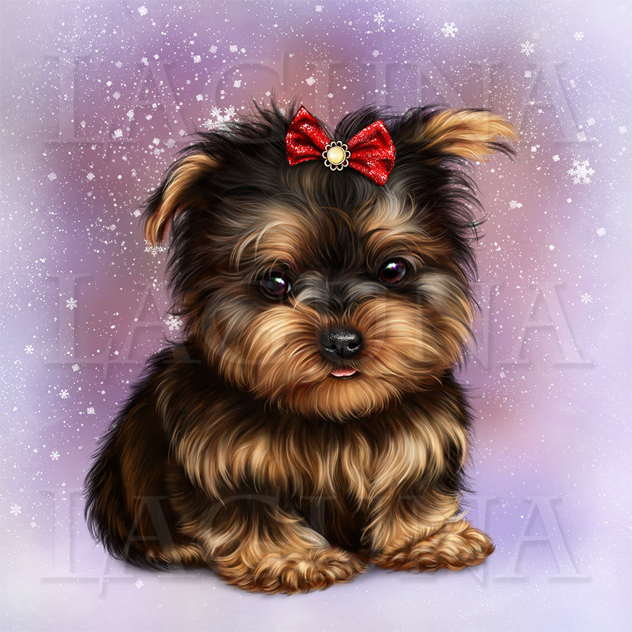 Christmas Deer (Yorkie)