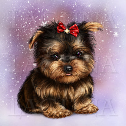 Christmas Deer (Yorkie)