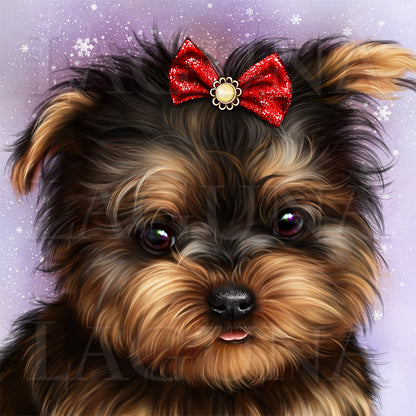 Christmas Deer (Yorkie)