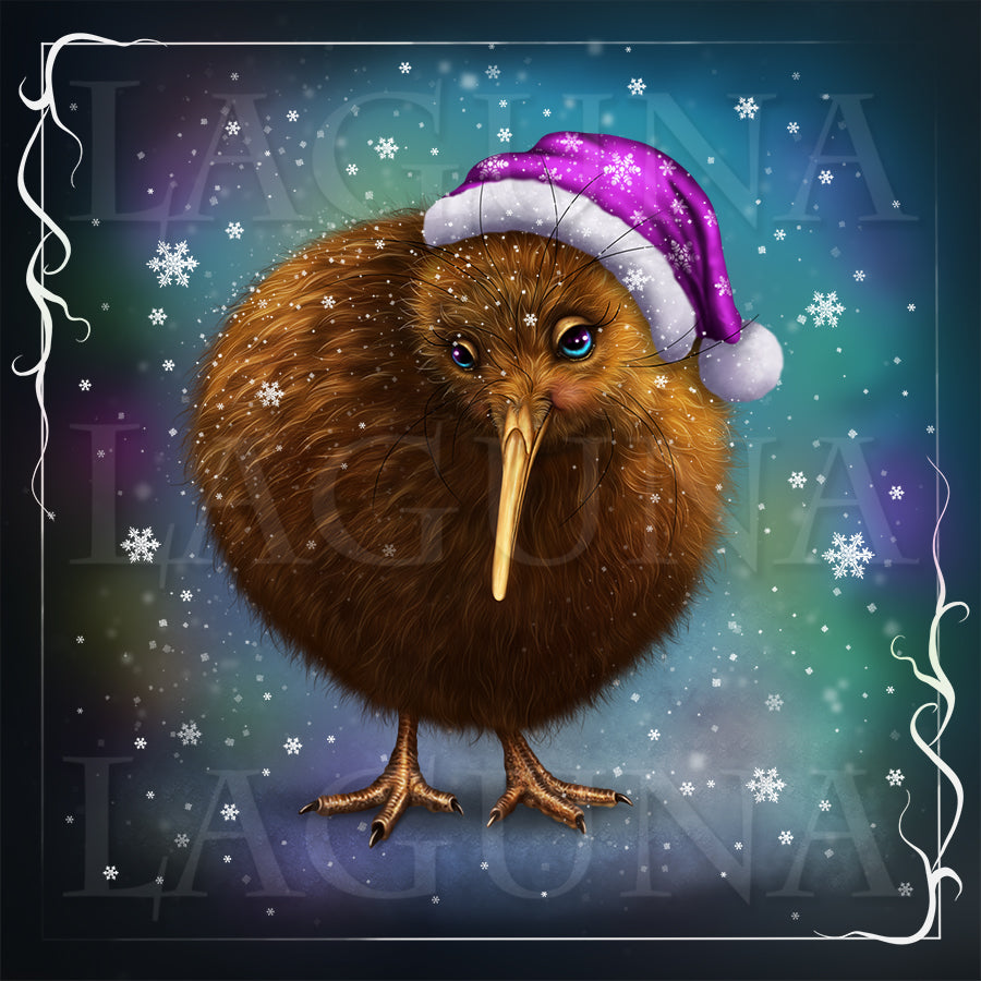 Christmas Kiwi Bird