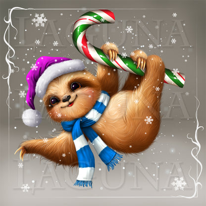 Christmas Sloth