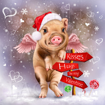 Christmas Valentine Piggy